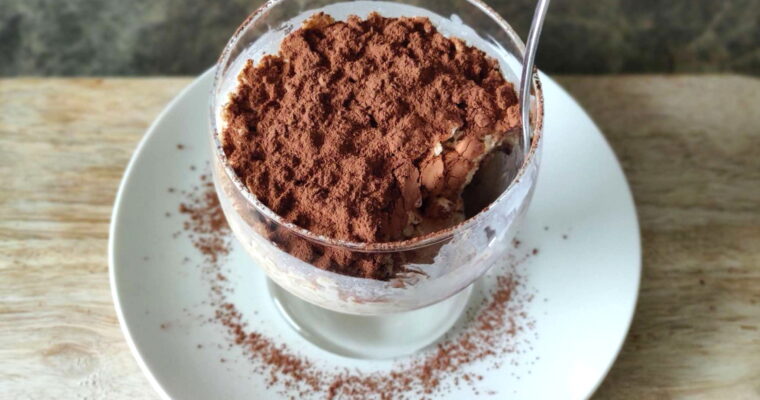 Owsianka nocna tiramisu