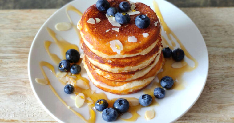 Kokosowe pancakes z mąki ryżowej (bezglutenowe)